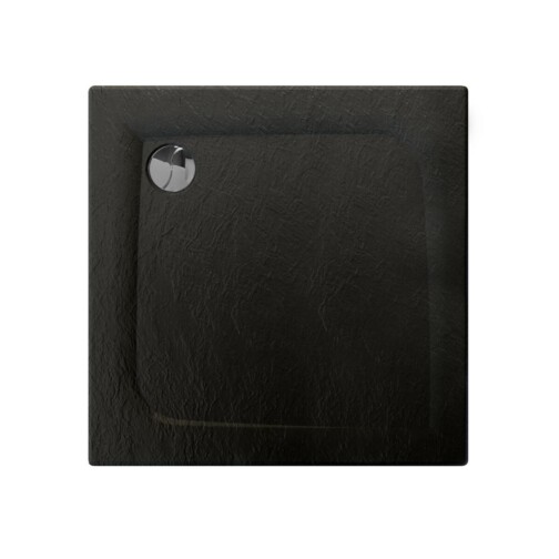 Allibert MOONEO douchebak Mat Zwart-80x80x3 cm