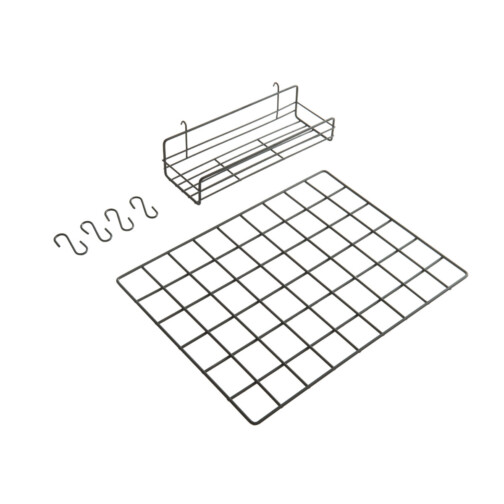 Millex organizer voor akoestische panelen – incl. S-haken (4) en legbord