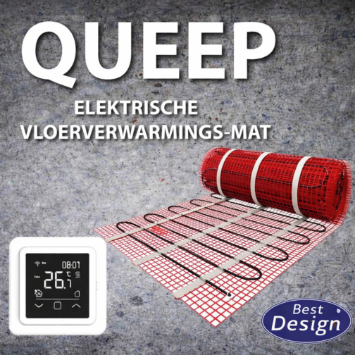 Best-Design "Queep" elektrische vloerverwarmings-mat 3.0 m2