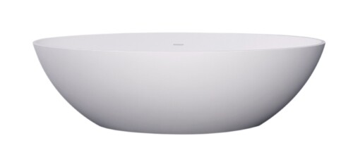 Best Design Solid Vrijstaand bad New-Stone Mat wit 180x85x52cm