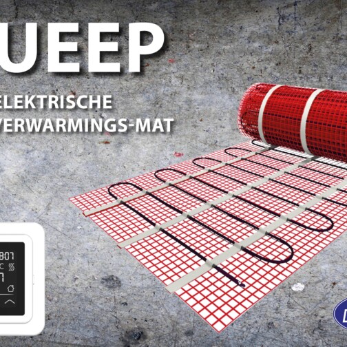 Best-Design "Queep" elektrische vloerverwarmings-mat 10.0 m2