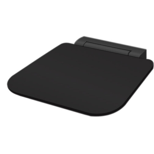 Best-Design "Nero-Ruby-Black" wandmodel opklapbare douchezitting zwart