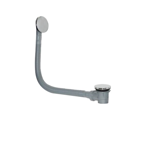 Badafvoer – overloopcombinatie – Click waste RVS