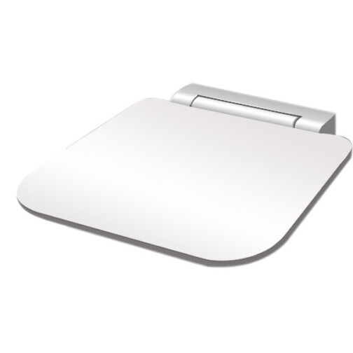 Best-Design "Ruby-White" wandmodel opklapbare douchezitting wit