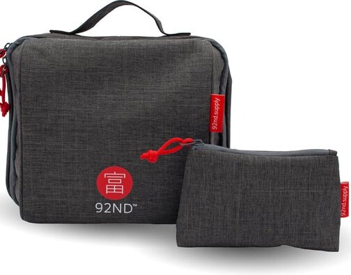 92ND.SUPPLY - Toilettas - Grijs- Toilettas ophangen - Incl. Gratis make-up tasje