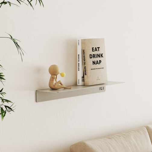 T&B badkamer wandplank beige