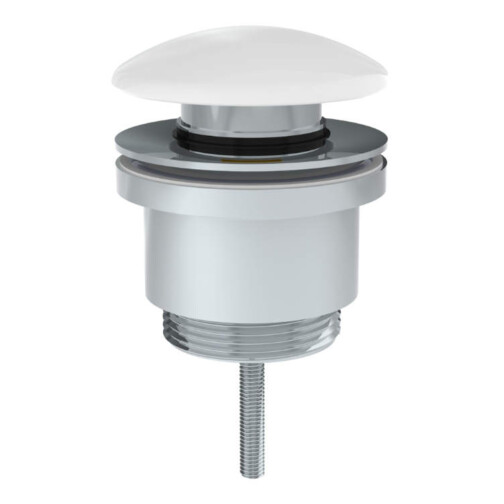 Allibert wastafel click waste (pop-up) porselein wit