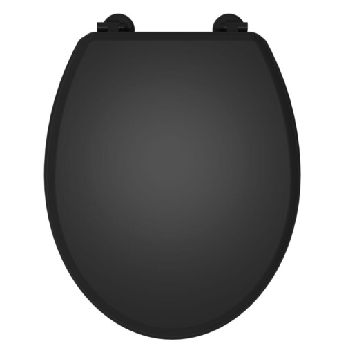 Allibert ACIERO Mat Zwart toilet zitting