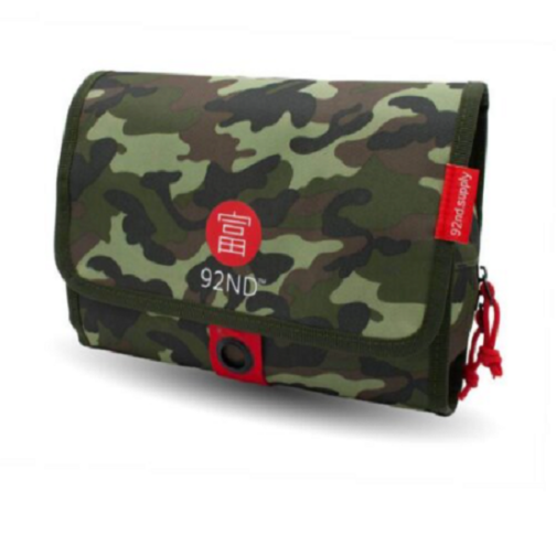 92ND Toilettas XL - Camouflage - Ophangbaar - Geschikt als Persoonlijk Item voor Alle Luchtvaartmaatschappijen