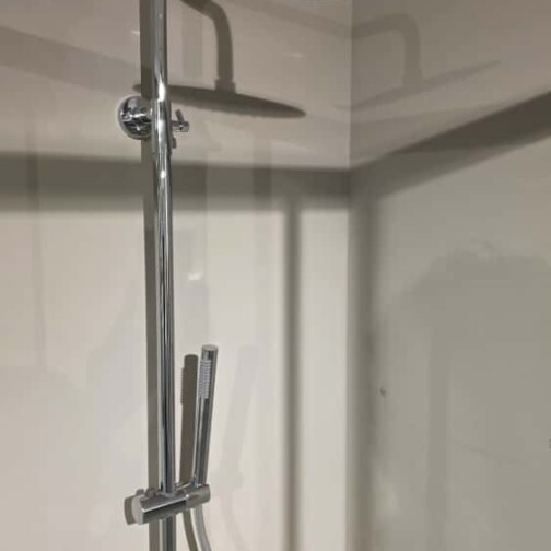 Thys Bormio thermostatische regendouche 25 cm met handdouche – chroom