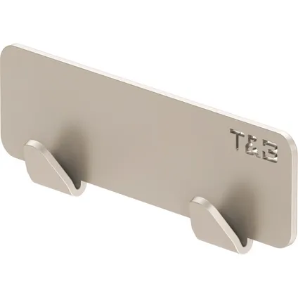 T&B dubbele haak - 16.6 cm - Mat Beige|Zand|Klei|Greige