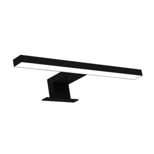 Allibert Rigel led spot 30cm voor spiegels en spiegelkasten mat zwart