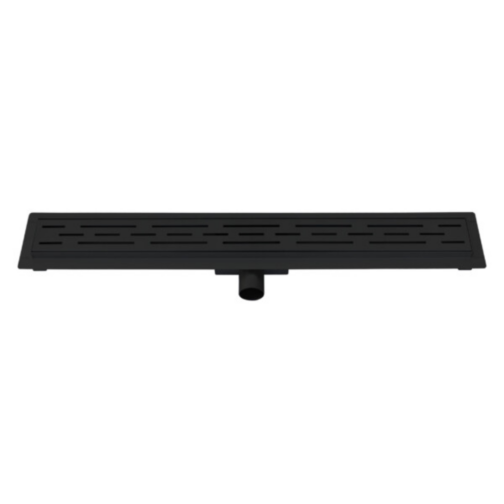 Best-Design Nero "Black" douchegoot met flens 100 cm mat-zwart