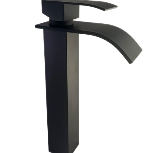 SUS303 RVS Hoge WastSafelkraan Enkele Handgreep - zwart