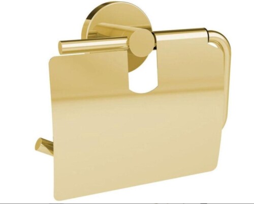 Allibert Coperblink Glanzend goud Toiletrolhouder Allibert met Klep