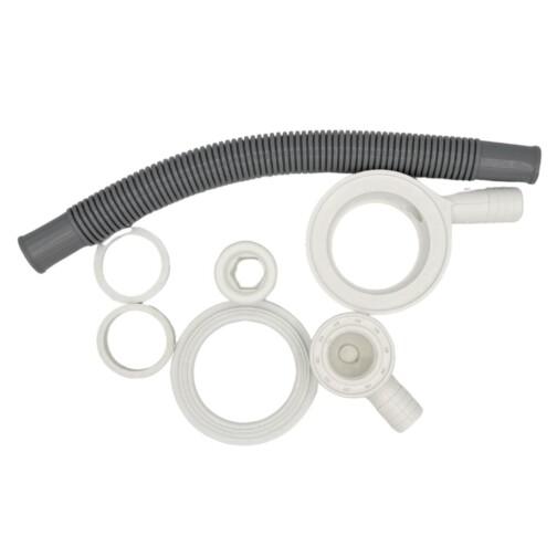 Allibert wastafel overloop set met overloop achter aansluiting