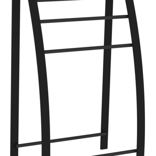 Allibert LOFT-GAME vrijstaande handdoekhouder 3 stangen mat zwart