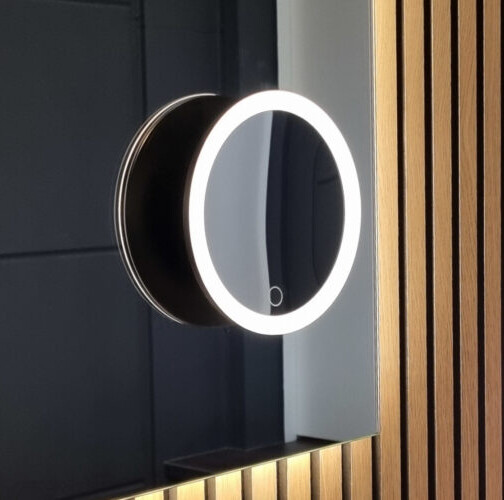 Magnetische make-up spiegel oplaadbaar 3 lichtkleur keuzes