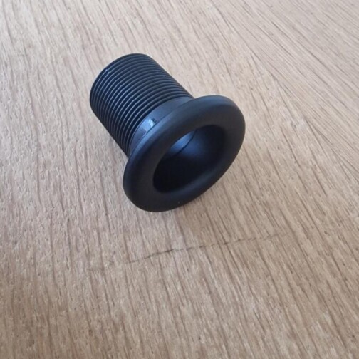 Plug wastafel overloop gat mat zwart