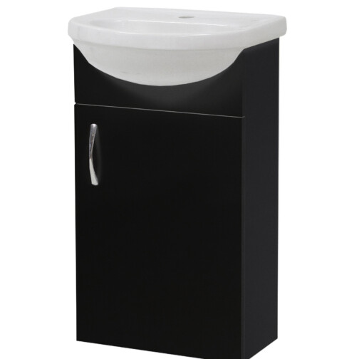 MILANO ONE BOX set – 44 cm – zwart hoogglans