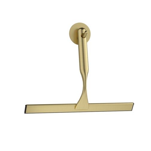 HOUSE LUCCA mat goud DOUCHEWISSER MET WANDHOUDER